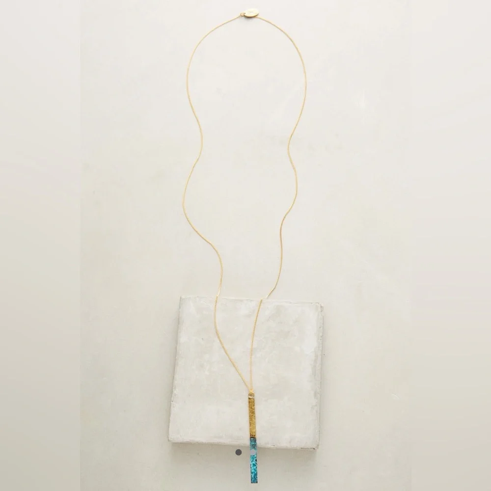 Anthropologie Matchstick Pendant Necklace - Picture 2 of 7